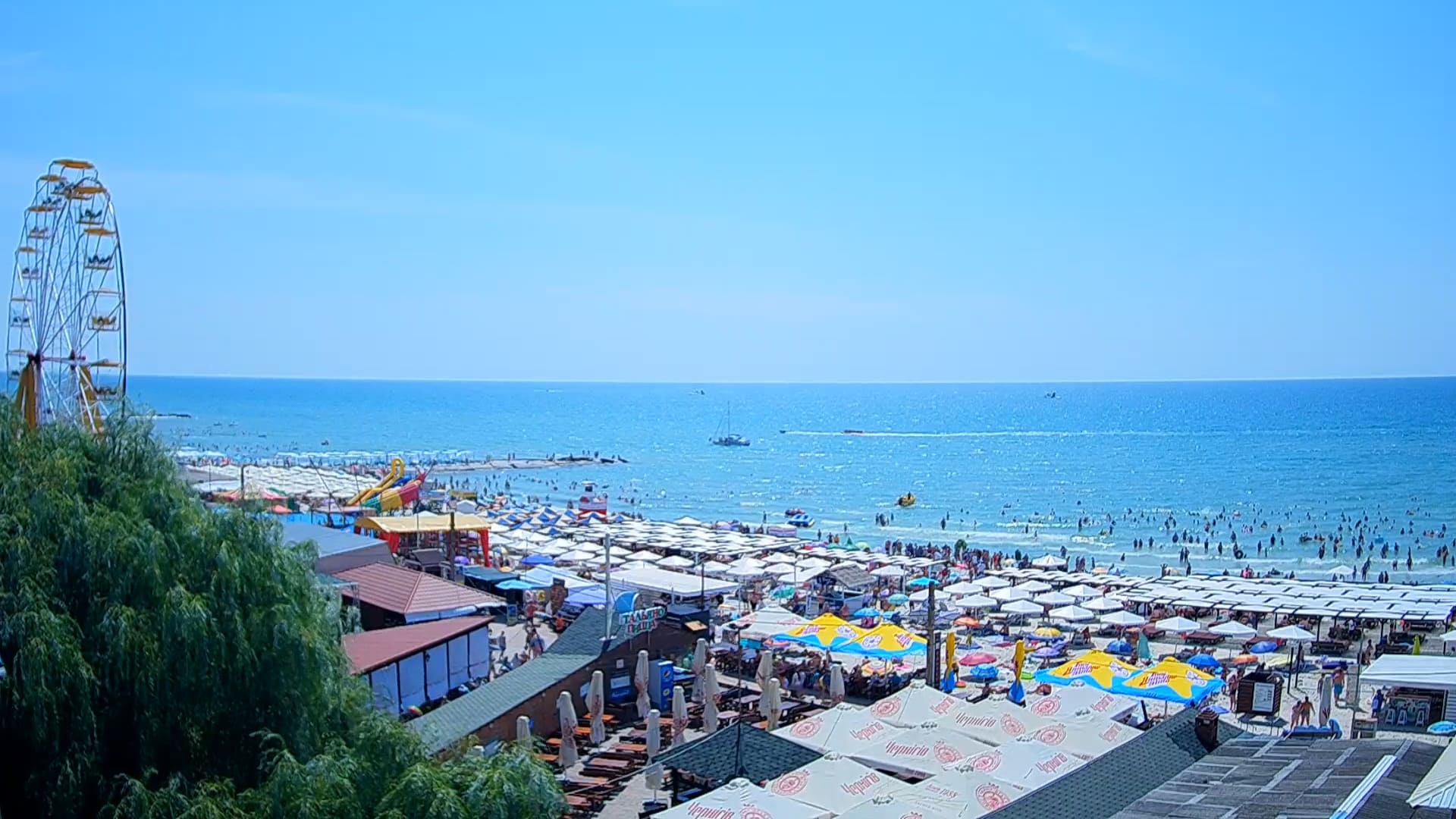 Веб-камера с панорамным видом на Черное море