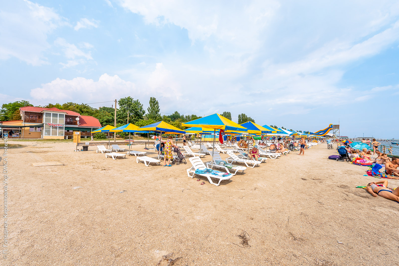 Пляж летом в Скадовске